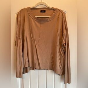 Vici Taupe Lightweight Sweater